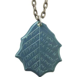 Elvish Mithril Leaf of Spring Necklace