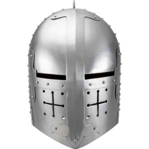 Gothic Knight Helmet - Polished