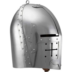 Gothic Knight Helmet - Polished
