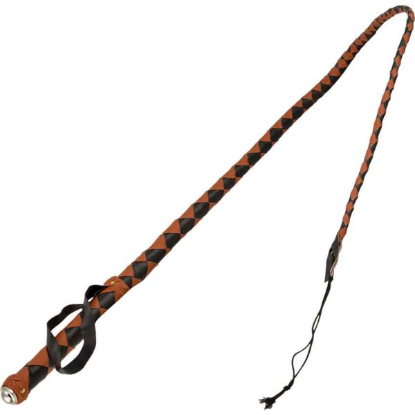 Two Tone Leather Bullwhip