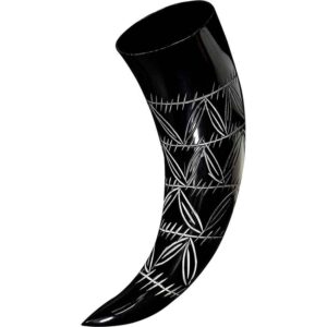 Leaf Pattern Drinking Horn