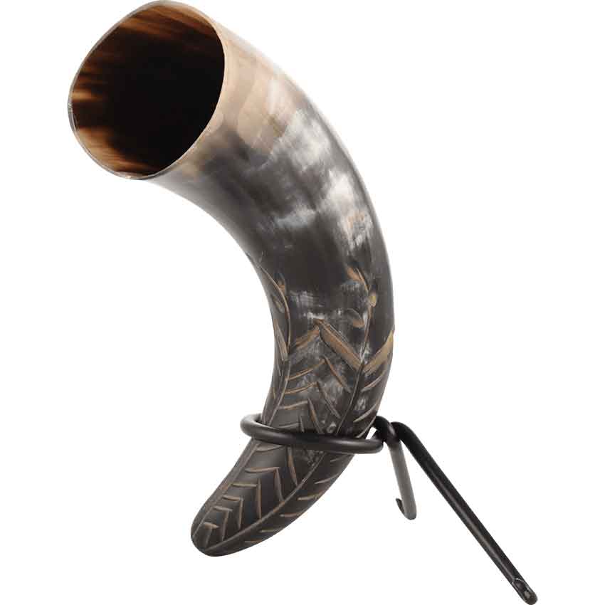 Harvest Drinking Horn - HW-700278R - Dark Knight Armoury