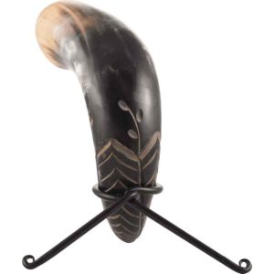 Harvest Drinking Horn with Stand