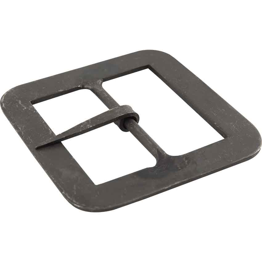 Hand-Forged Black Square Buckle
