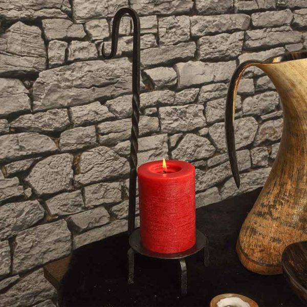 Hand-Forged Medieval Candle Holder