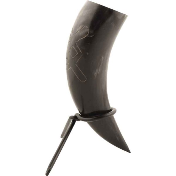 Gungnir Drinking Horn with Stand