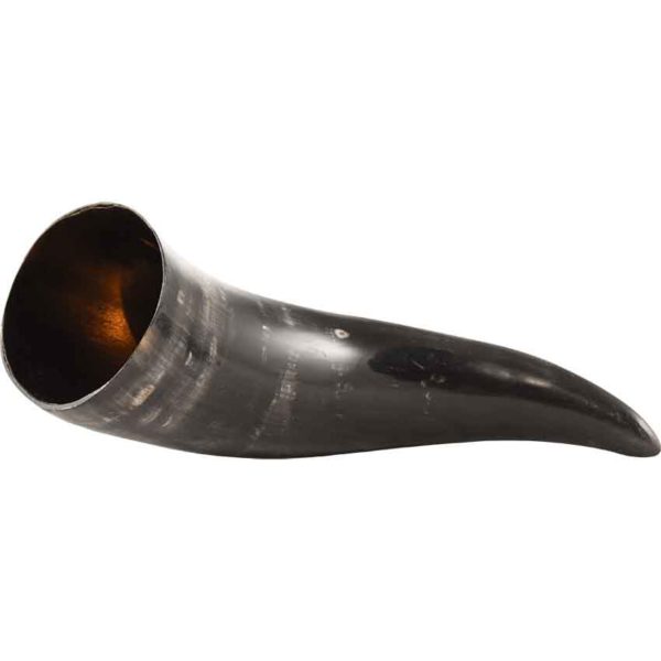 Large Helm of Awe Drinking Horn with Stand