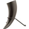 Vegvisir Viking Drinking Horn with Stand