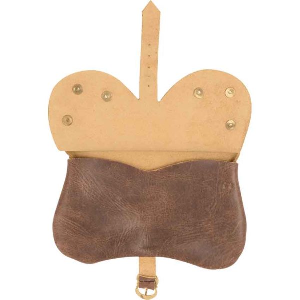 Ornate Medieval Pouch - Brown