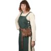 Ornate Medieval Pouch - Brown