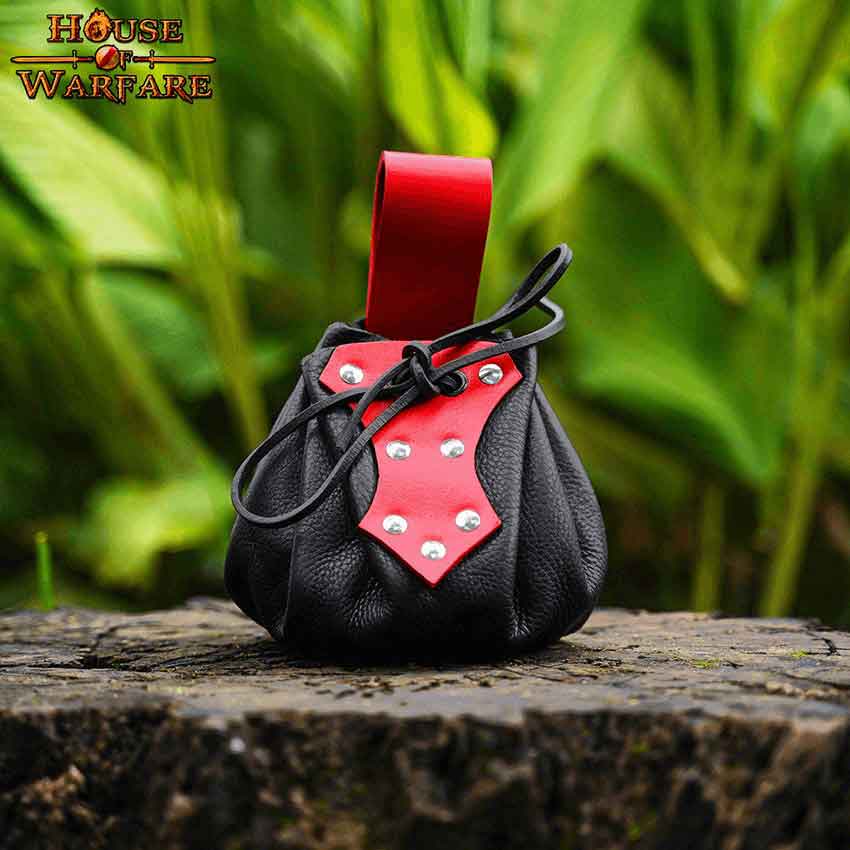 Red store belt purse