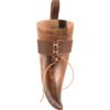 Aslaug Carved Drinking Horn with Holder