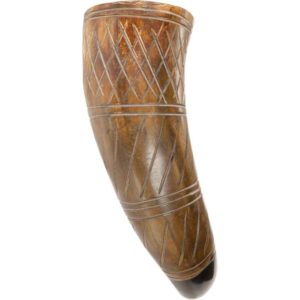 Alfheim Carved Drinking Horn