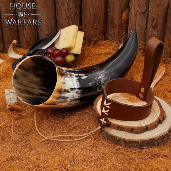 Bjorn Drinking Horn with Holder