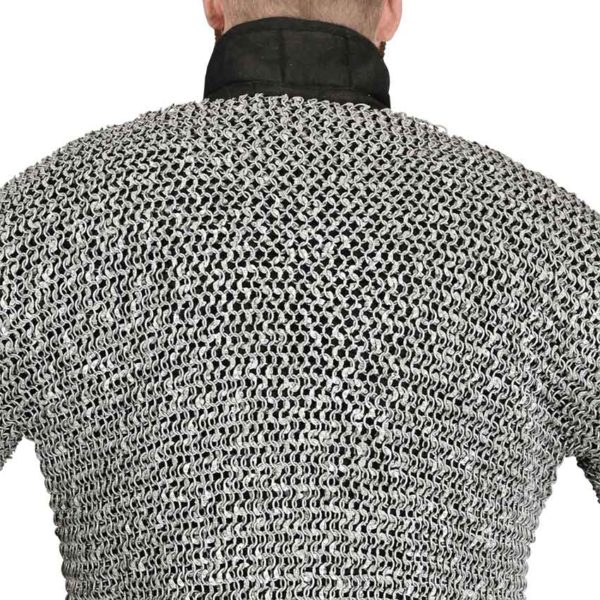 Riveted Aluminum Chainmail Haubergeon