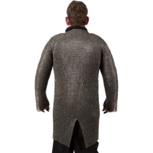 Flat Ring Round Riveted Chainmail Hauberk