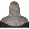 Flat Ring Wedge Rivet Chainmail Coif