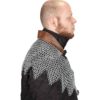 Butted Chainmail Mantle with Dagged Edges