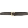 Medieval Leather Buckle Belt - Black