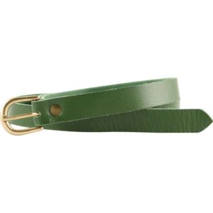 Medieval Leather Buckle Belt - Green