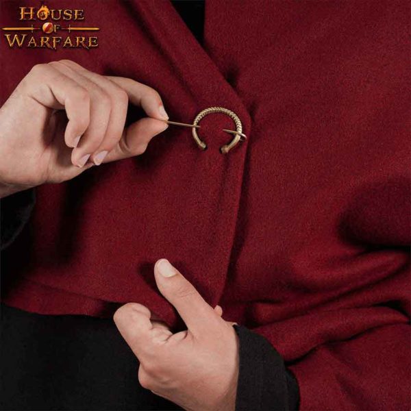 Small Brass Cloak Pin