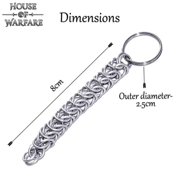 Woven Chainmail Keychain