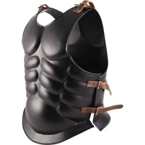 Black Steel Muscle Cuirass