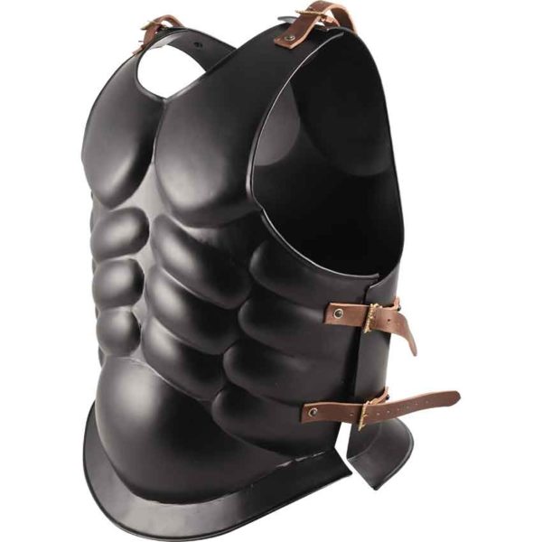 Black Steel Muscle Cuirass