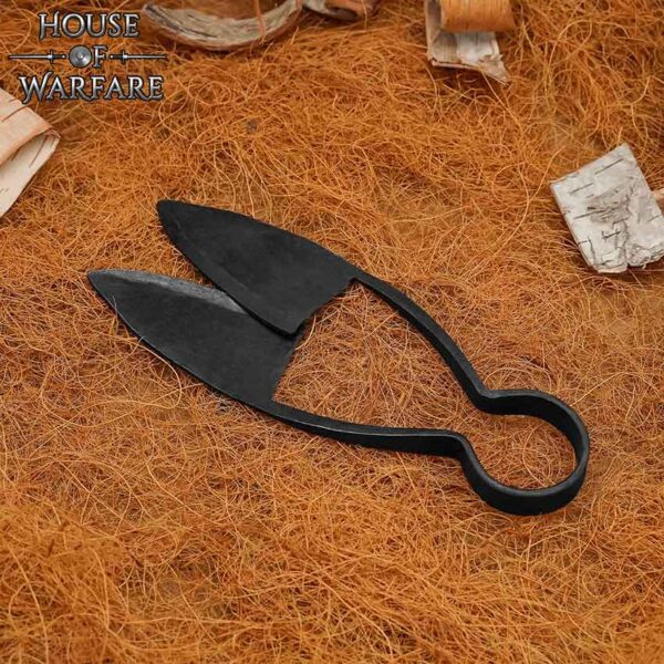 Spring Steel Viking Scissors with Sheath