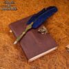 Celtic Cross with Knotwork Leather Journal with Lock