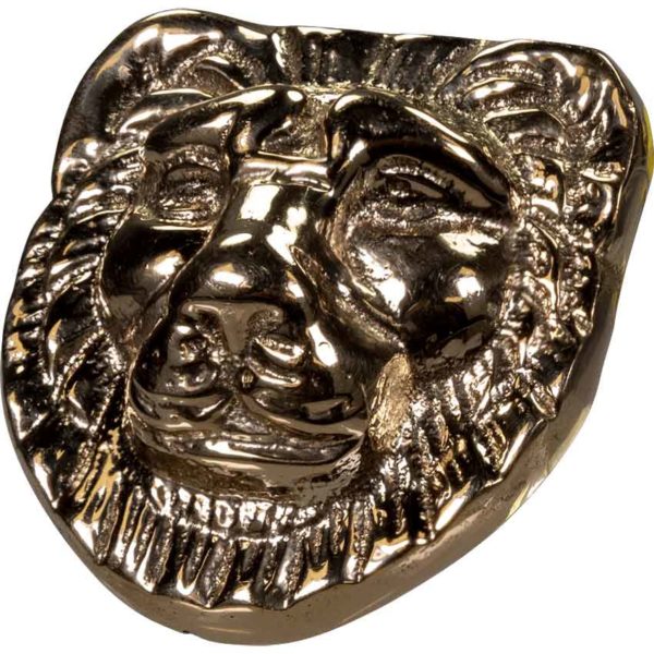 Nemean Lion Brass Accent