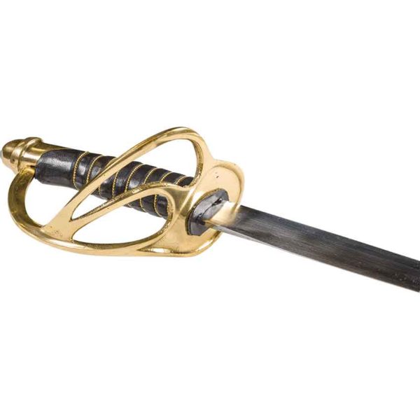 American Cavalry Officer's Steel Sword with Scabbard