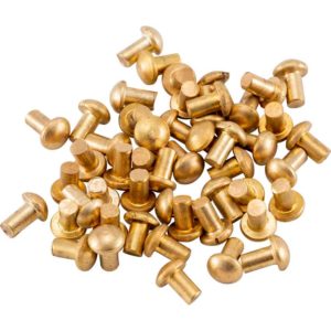 Brass Mushroom Rivets