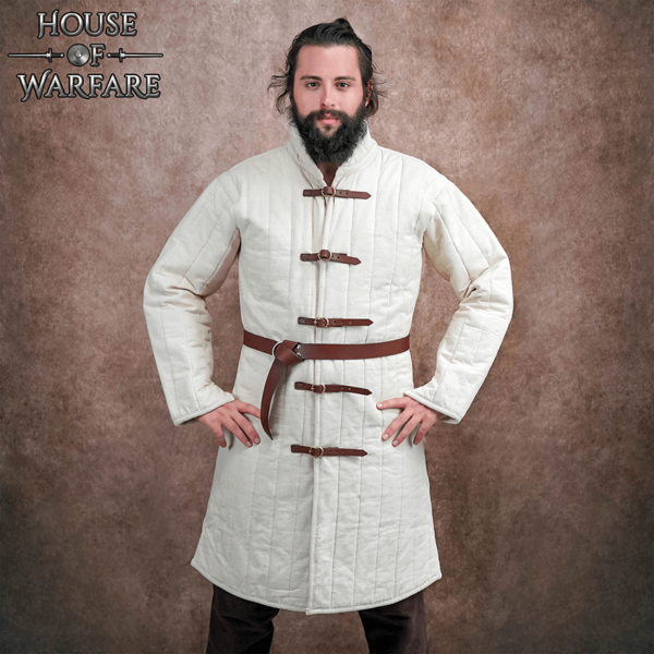 Medieval Gambeson - Ecru