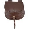 Adventurers Leather Flap Bag - Brown