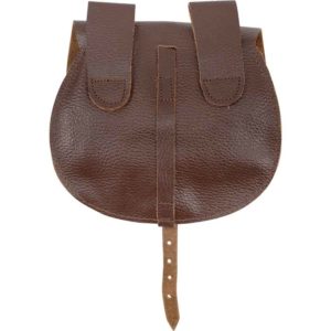 Adventurers Leather Flap Bag - Brown