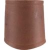 Simple Leather Wrist Cuff - Brown