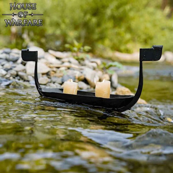 Viking Longship Candle Holder