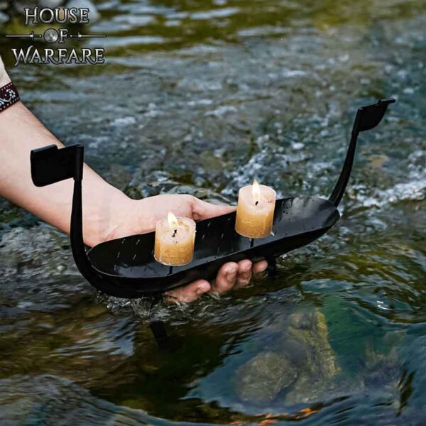 Viking Longship Candle Holder