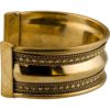 Brass Viking Cuff Bracelet - Medium