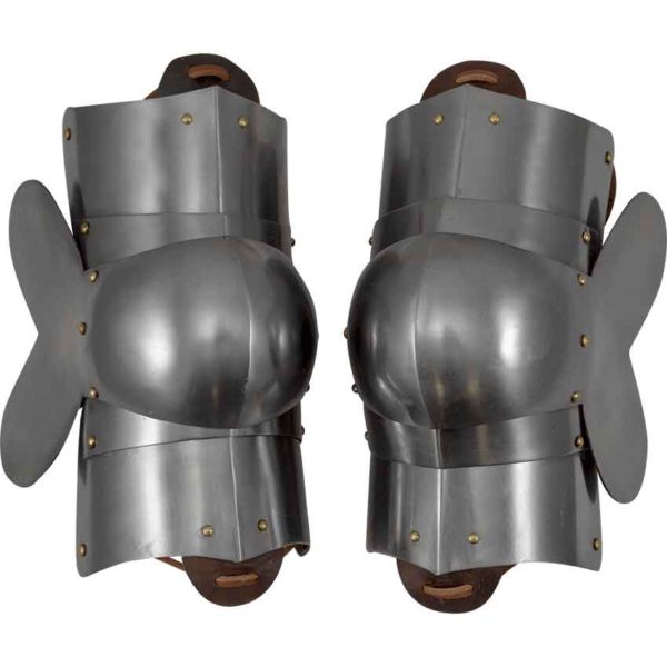 Medieval Steel Knee Armour