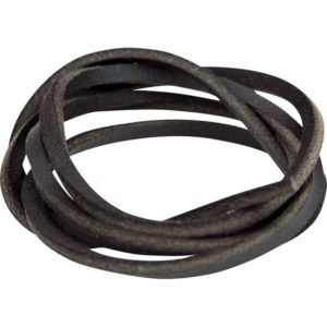Black Leather Lace - 35-40 Inches