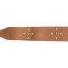 Brass Stud Medieval Cross Belt - Brown