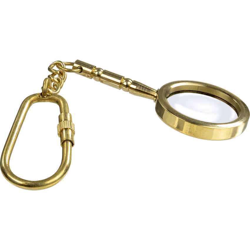 Details about   Vintage Magnifier Key Ring A Lot of 10 Brass Magnifying Glass Keychain Nautical 