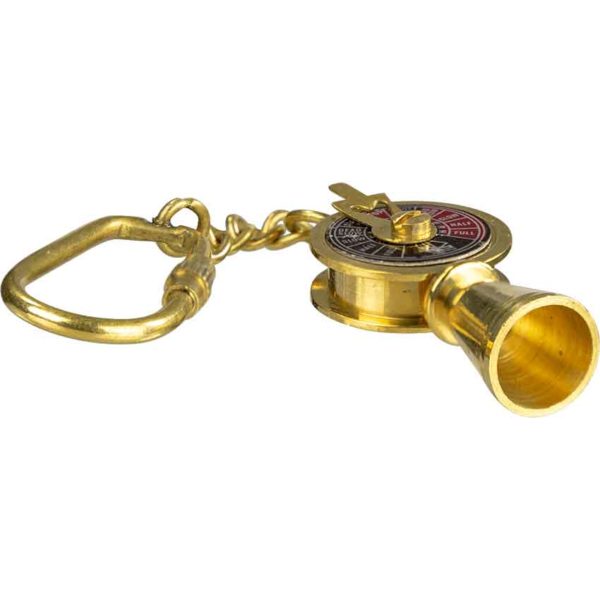 Brass Telegraph Keychain