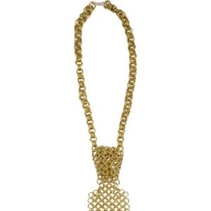 Brass Chainmail Tie