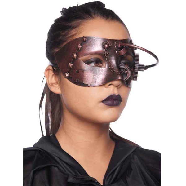 Bronze Steampunk Masquerade Mask