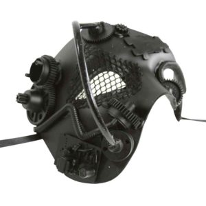 Black Steampunk Terminator Mask