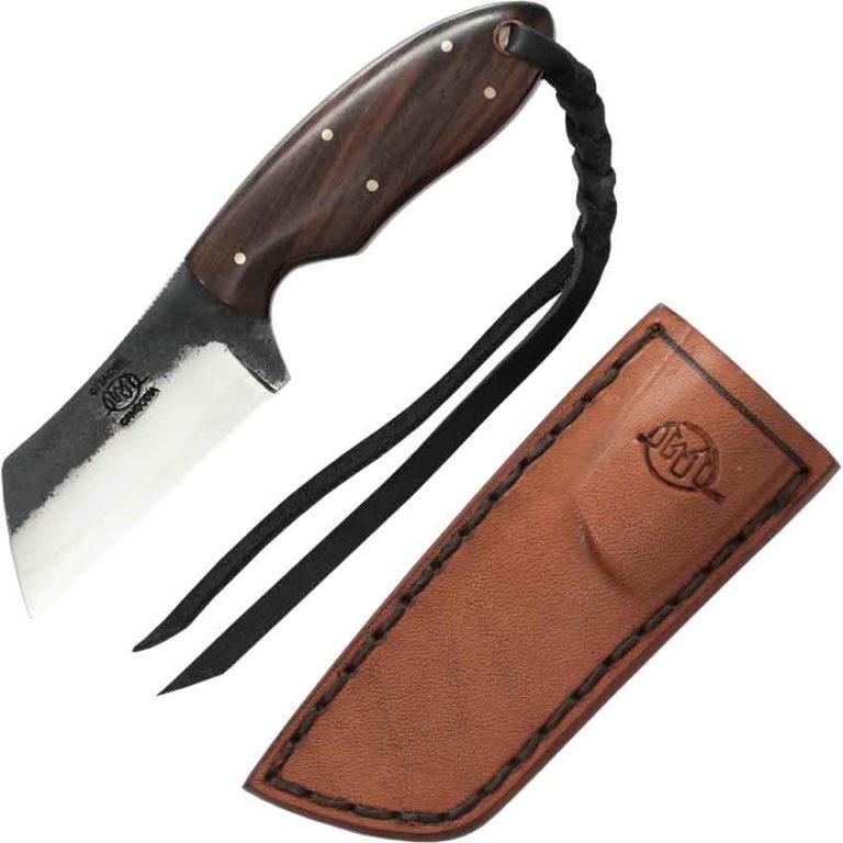 Wrangler's Edge Stag Horn Cowboy Knife with Leather Sheath main image 0