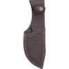 Grizzly Skinner Knife with Gut Hook - Red Wood Handle